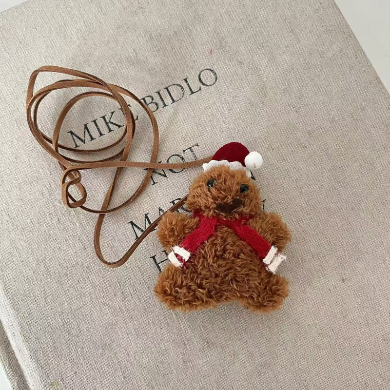 BB klipsa za kosu - Gingerbread Man dizajn, ručna izrada, za žene