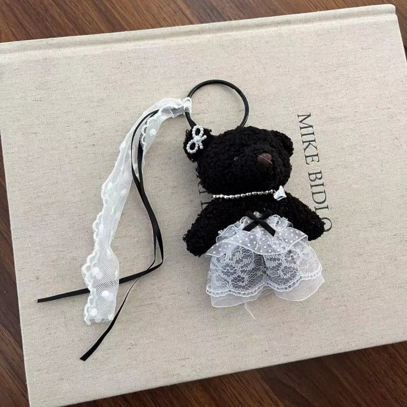 Clamă de păr în stil coreean - sirenă drăguță, împletită, material textil, lucrată manual