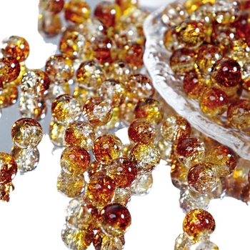 10 mm staklene glazirane perle, šarene, ručno izrađene, za DIY nakit i izradu narukvica