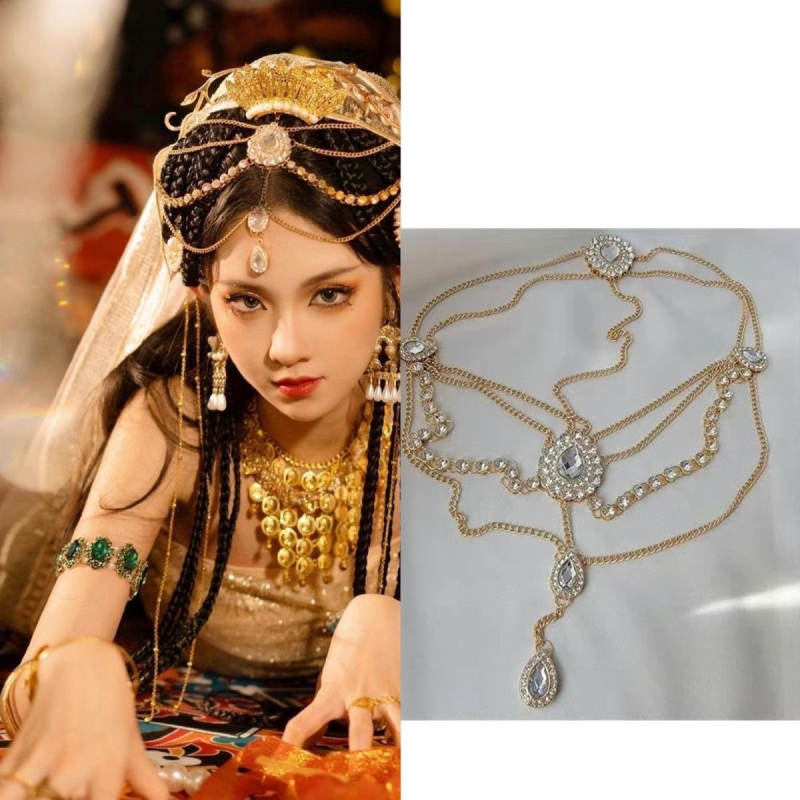 Eksotiline otsmiku juukselint geomeetrilise kujundusega, sõltumatu pakendiga, sobiv reisimälestuseks – peakaunistus