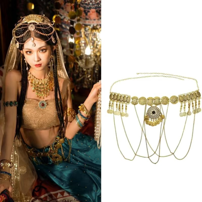 Eksotiline otsmiku juukselint geomeetrilise kujundusega, sõltumatu pakendiga, sobiv reisimälestuseks – peakaunistus