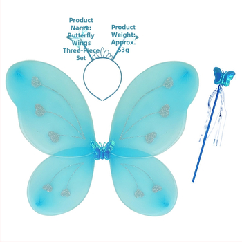 Aripioare de înger pentru costumație, fabricate manual, material: nylon + sârmă de fier, marca Cute pet