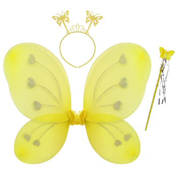 Aripioare de înger pentru costumație, fabricate manual, material: nylon + sârmă de fier, marca Cute pet