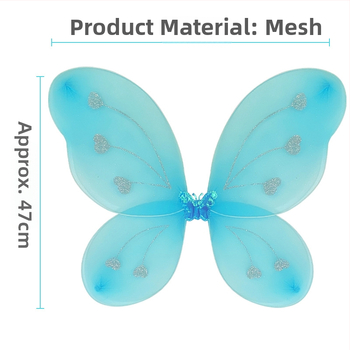 Aripioare de înger pentru costumație, fabricate manual, material: nylon + sârmă de fier, marca Cute pet