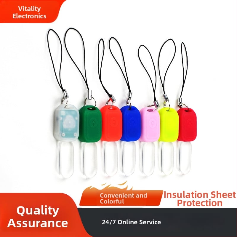 LED gaismas kulons – Pārnēsājams ārējais brīdinājuma gaismas avots, mugursomas atslēgu kulons, plastmasas kulons, HL043