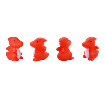 Dušas rotaļlieta ar LED gaismu – vinila dinozaurs, interaktīva zīdaiņiem 0–3 gadi