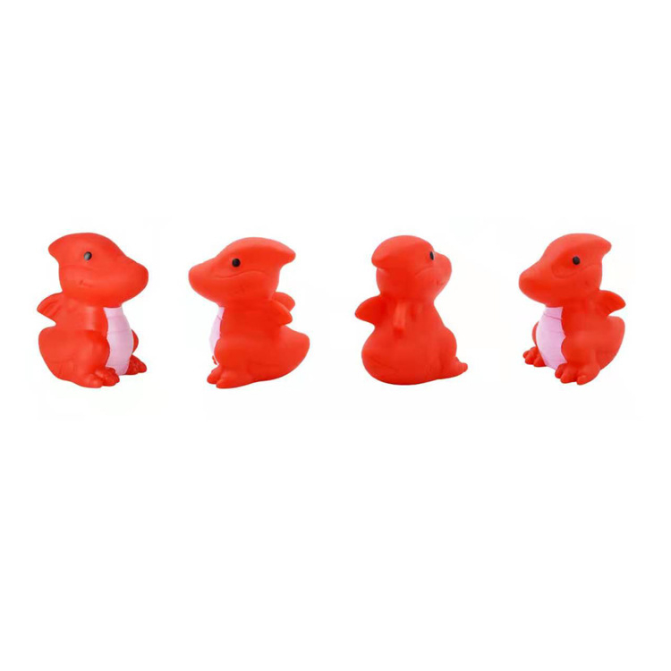 Dušas rotaļlieta ar LED gaismu – vinila dinozaurs, interaktīva zīdaiņiem 0–3 gadi