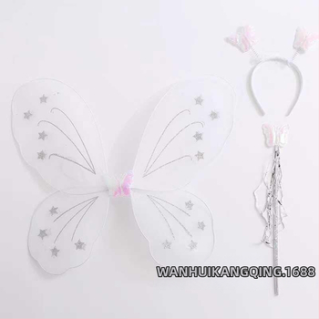 Bērnu eņģeļu spārni uz muguras – Tauriņa spārni uzstāšanās un princeses tēla veidošanai (Vecums 0–3 gadi; Materiāls: Cits; 3C: Elektriska rotaļlieta zem 14 gadiem)