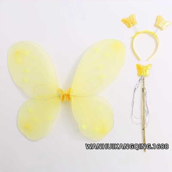 Bērnu eņģeļu spārni uz muguras – Tauriņa spārni uzstāšanās un princeses tēla veidošanai (Vecums 0–3 gadi; Materiāls: Cits; 3C: Elektriska rotaļlieta zem 14 gadiem)