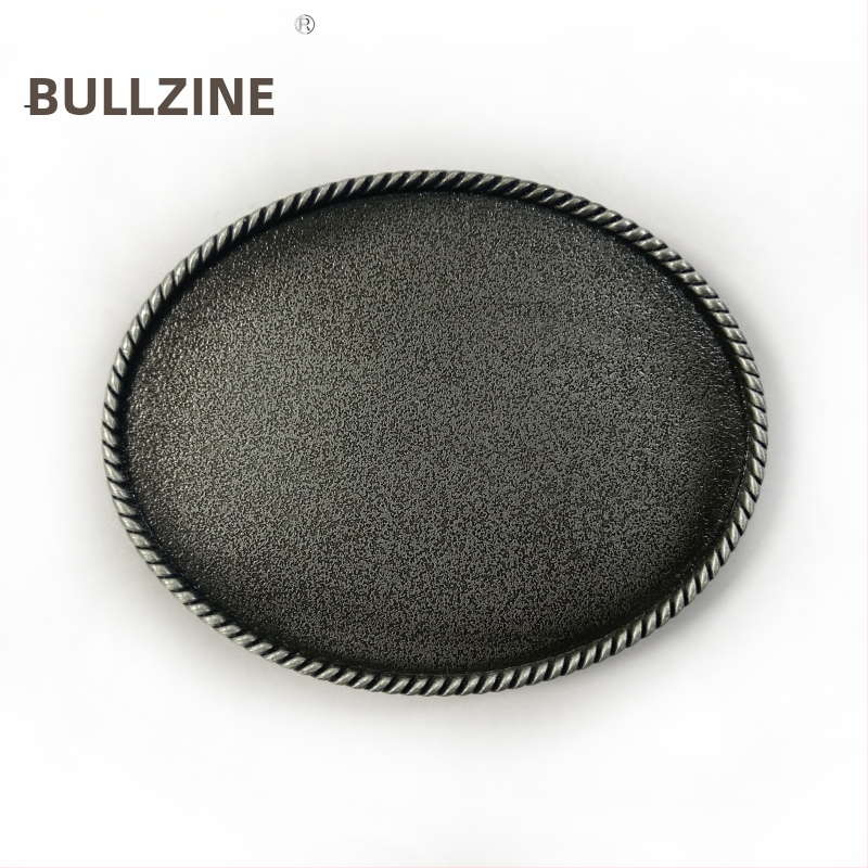 Siksnas sprādze, cinka sakausējums, rietumu kauboju stil, gun-black pārklājums, pielāgojama