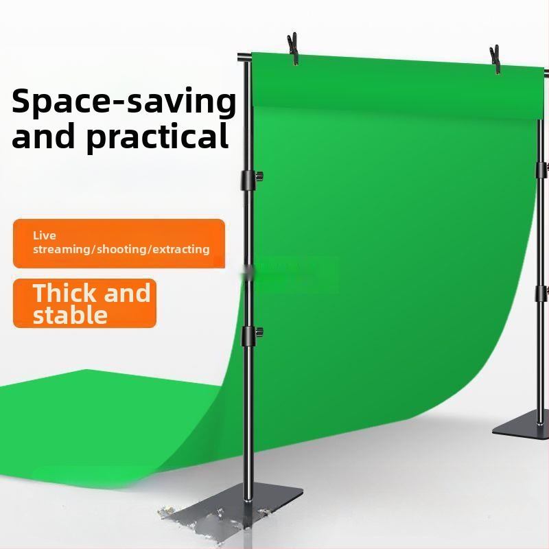 Chromakey textilné pozadie s prenosnou stojnou konštrukciou, zosilnená konštrukcia