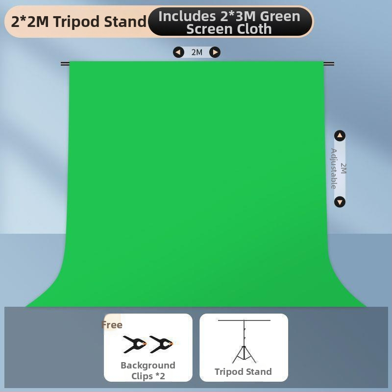 Chromakey auduma fona statīvs ar pārnēsājamu konstrukciju, uzlabots dizains