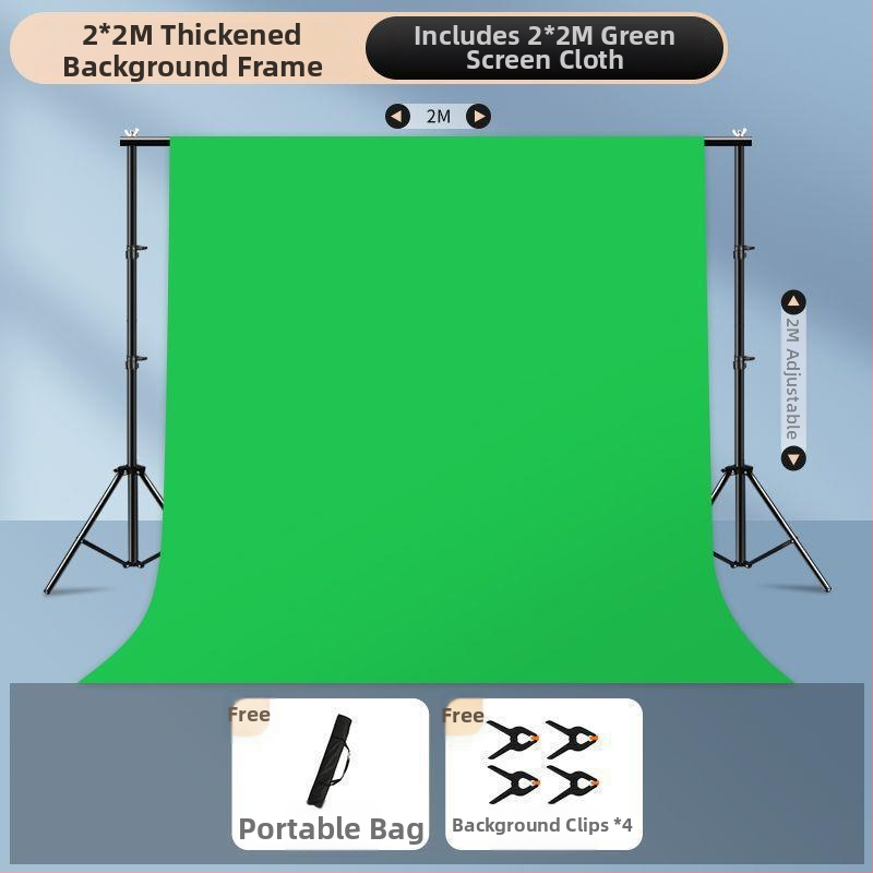 Chromakey auduma fona statīvs ar pārnēsājamu konstrukciju, uzlabots dizains