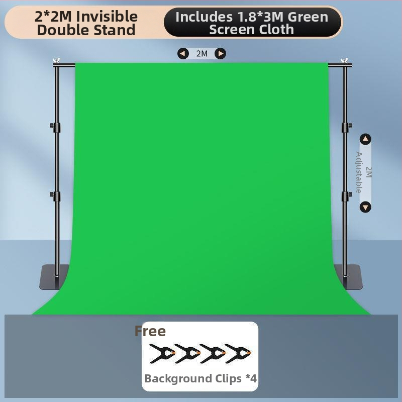 Chromakey auduma fona statīvs ar pārnēsājamu konstrukciju, uzlabots dizains