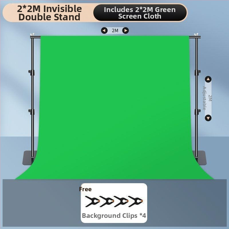 Chromakey auduma fona statīvs ar pārnēsājamu konstrukciju, uzlabots dizains
