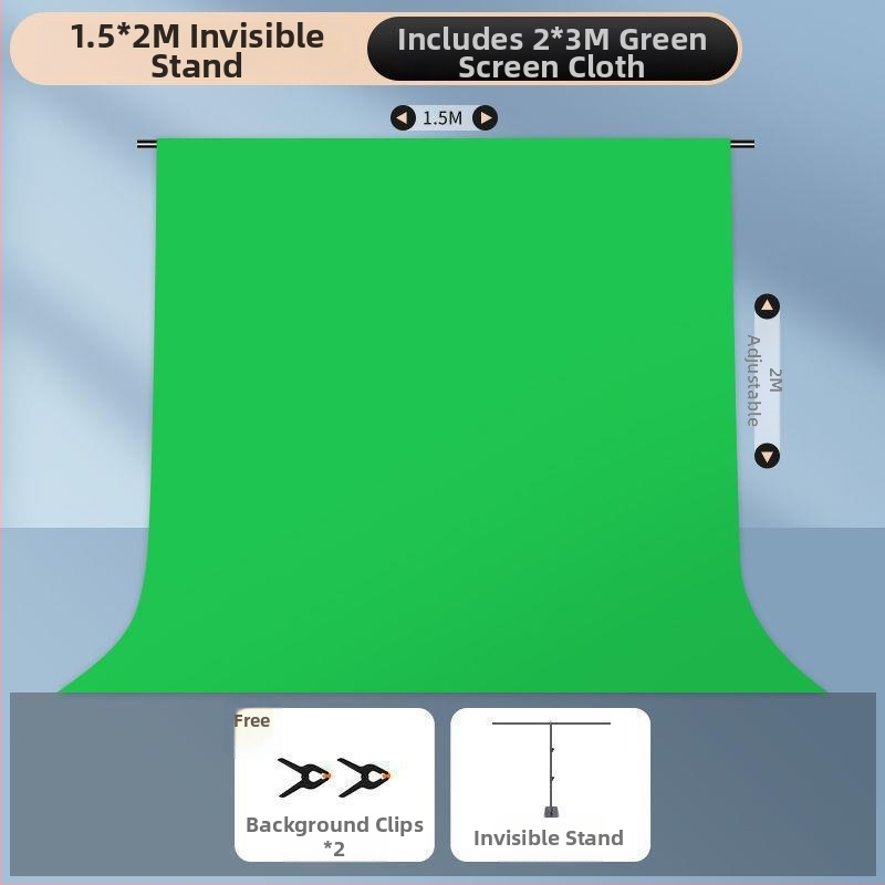 Chromakey auduma fona statīvs ar pārnēsājamu konstrukciju, uzlabots dizains