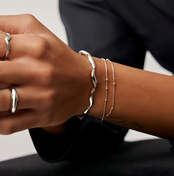 Ogrlica – bakar, pozlata 18k, elektroplatiranje, lanac zmijske kosti, francuski retro stil, težina 13 g