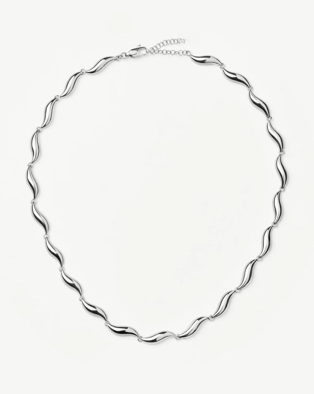 Ogrlica – bakar, pozlata 18k, elektroplatiranje, lanac zmijske kosti, francuski retro stil, težina 13 g