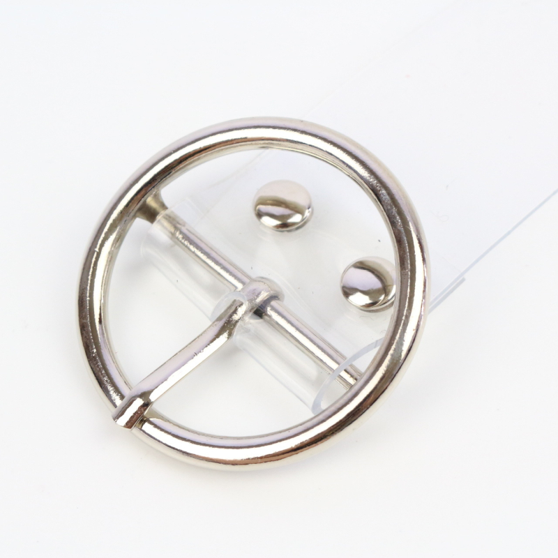 Ženski pojas – prozirni plastični pojas s geometrijskim uzorkom, kopča od legure, kopčanje iglom