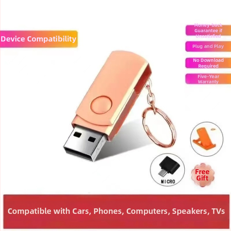 Drive USB pentru mașină MP3 — Model 411, capacitate 128 milioane, redare MP3