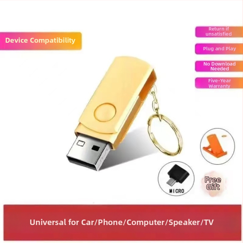 Drive USB pentru mașină MP3 — Model 411, capacitate 128 milioane, redare MP3