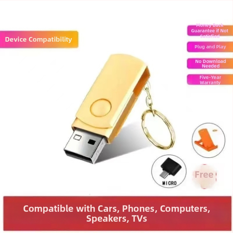 Drive USB pentru mașină MP3 — Model 411, capacitate 128 milioane, redare MP3