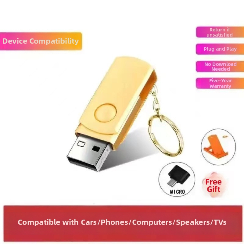 Drive USB pentru mașină MP3 — Model 411, capacitate 128 milioane, redare MP3