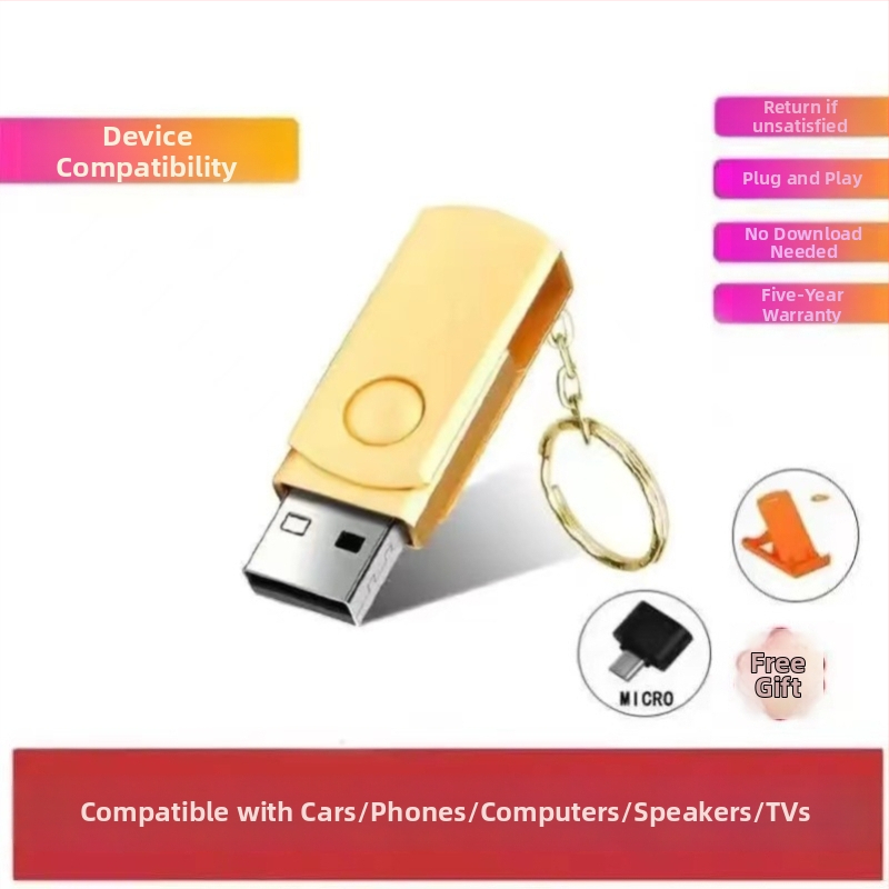 Drive USB pentru mașină MP3 — Model 411, capacitate 128 milioane, redare MP3