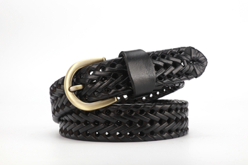 Muški kožni kaiš God Cow, dvostruka koža, spona od legure s pin mehanizmom, tanak profil (<2 cm)