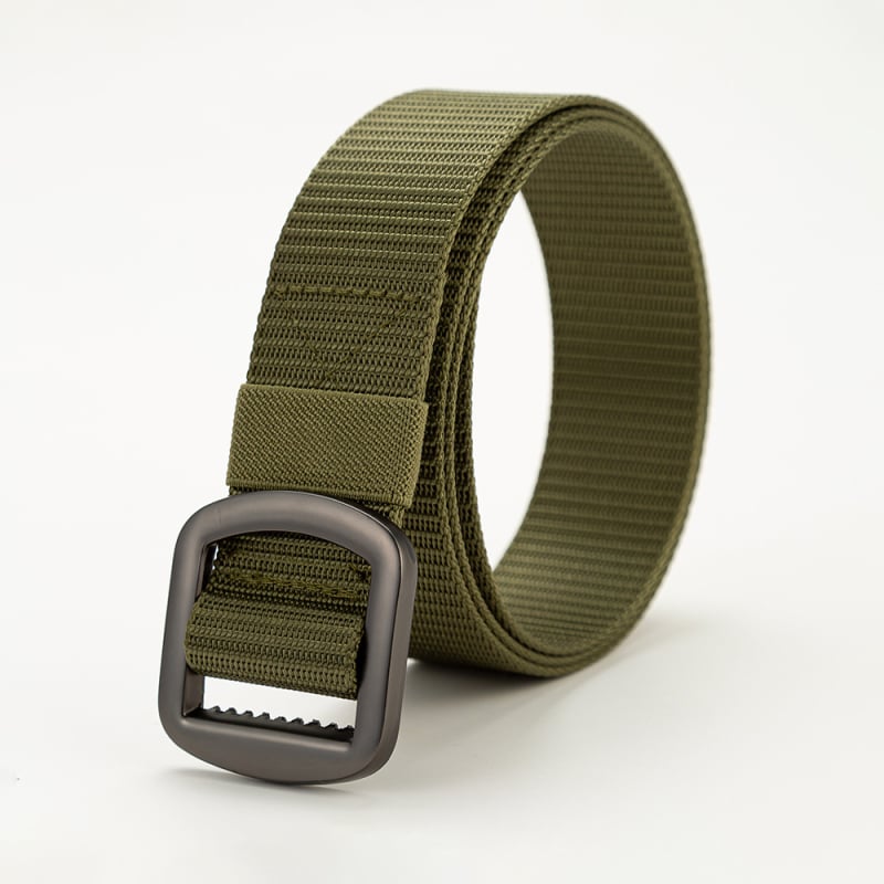 Platneni pojas za muškarce, casual taktički pleteni pojas (Materijal: platno; Materijal kopče: legura; Način kopče: japanski gumb; Širina: 2–4 cm; Završna obrada: elektro-poliranje, lasersko graviranje, četkanje)