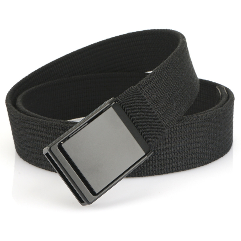 Muški platneni pojas s aluminijskom kopčom i glatkim zatvaranjem, širina 2–4 cm, Proljeće 2025