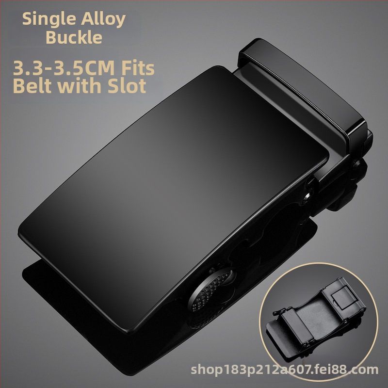 Férfi öv ötvözetből készült automata csattal, négyzet alakú csattal, üzleti stílus, testreszabható