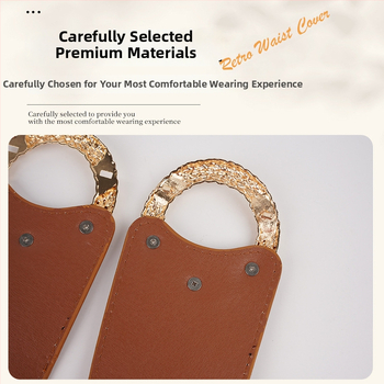 Elastne lai vöö kleitidele – PU nahk, unisex, 80–100 cm, mitmekülgne stiil