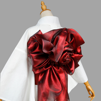 Kimono vöö õmmeldud materjalist, mitmekülgne stiil, üks vööümbris, sobib kõigile aasta aegade jaoks, välja antud 2024 talvel