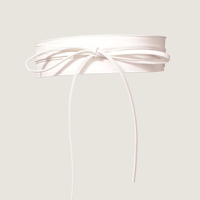 Kunstnahkrihm koos nööbi ja lipsuga dekoratiivne vöö, mitmekülgne välivarustuse aksessuaar