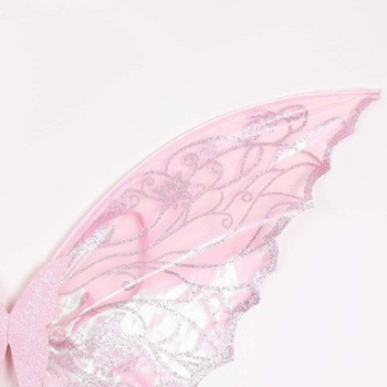 Aripi de înger pentru costum – material textil, construcție semi-manuală și semi-mecanică, pliabile pentru spate