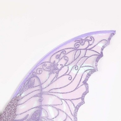 Aripi de înger pentru costum – material textil, construcție semi-manuală și semi-mecanică, pliabile pentru spate