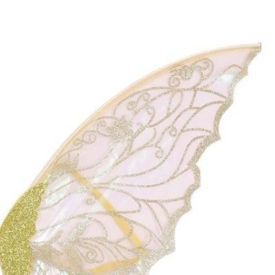 Aripi de înger pentru costum – material textil, construcție semi-manuală și semi-mecanică, pliabile pentru spate