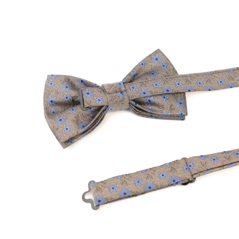 Muška leptir-mašna od poliester vlakana, Jacquard, ravni vrh, točkasti uzorak