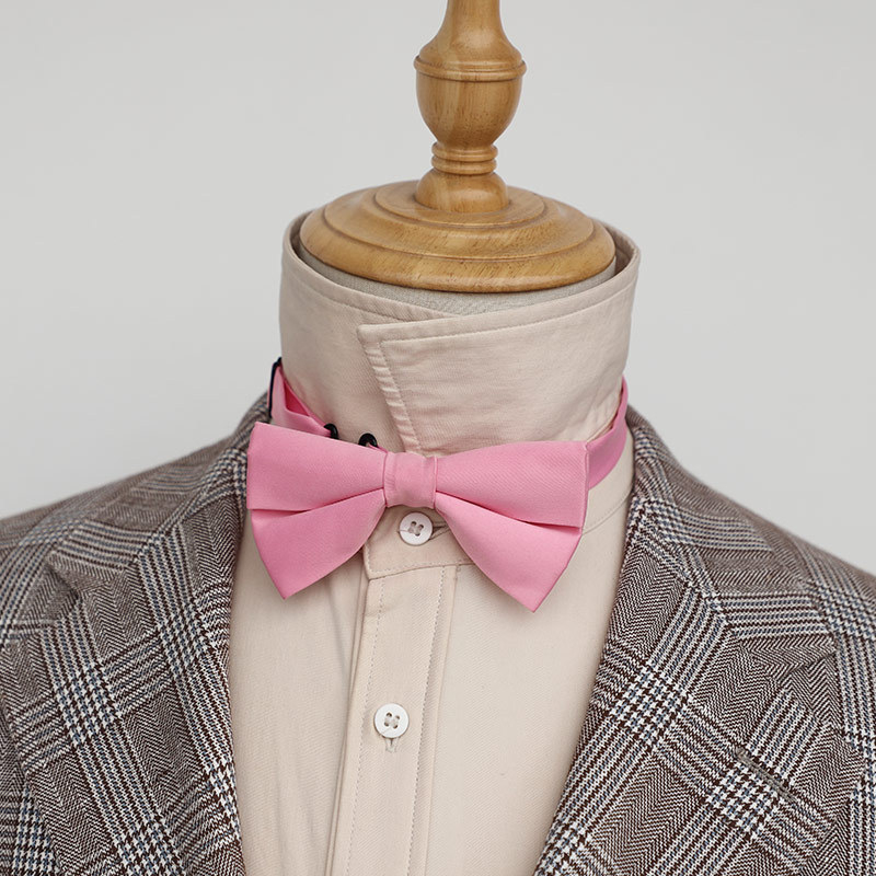 Női gallér virág formájú csokornyakkendő, lapos fejű, poliészter fonal