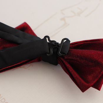 Poliészterből készült csokornyakkendő, jacquard, lapos fejű, poliészter-selyem bélés, esküvőre