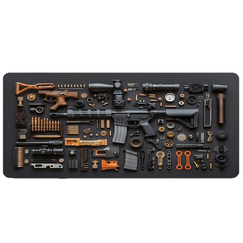 Игрова Esports подложка за мишка от естествен каучук, едностранна, печат с термичен трансфер, възможност за персонализиране