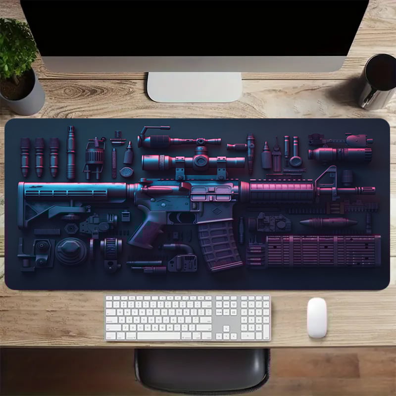 Игрова Esports подложка за мишка от естествен каучук, едностранна, печат с термичен трансфер, възможност за персонализиране