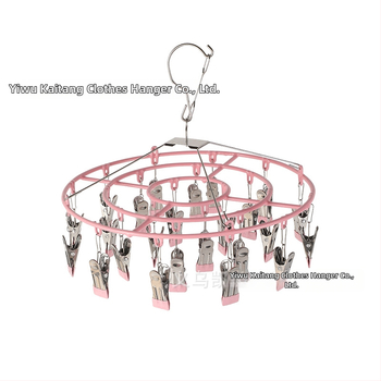 Kai Tang 24-clip plastmasiniai džiovinimo klipai, universalus namų skalbinių džiovinimas kojinėms ir apatinei