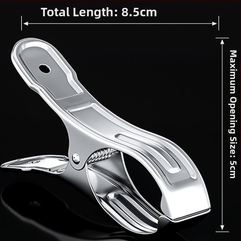 Džiovinimo klipsas iš nerūdijančio plieno, modelis 201, pakuotė 1000 vnt.