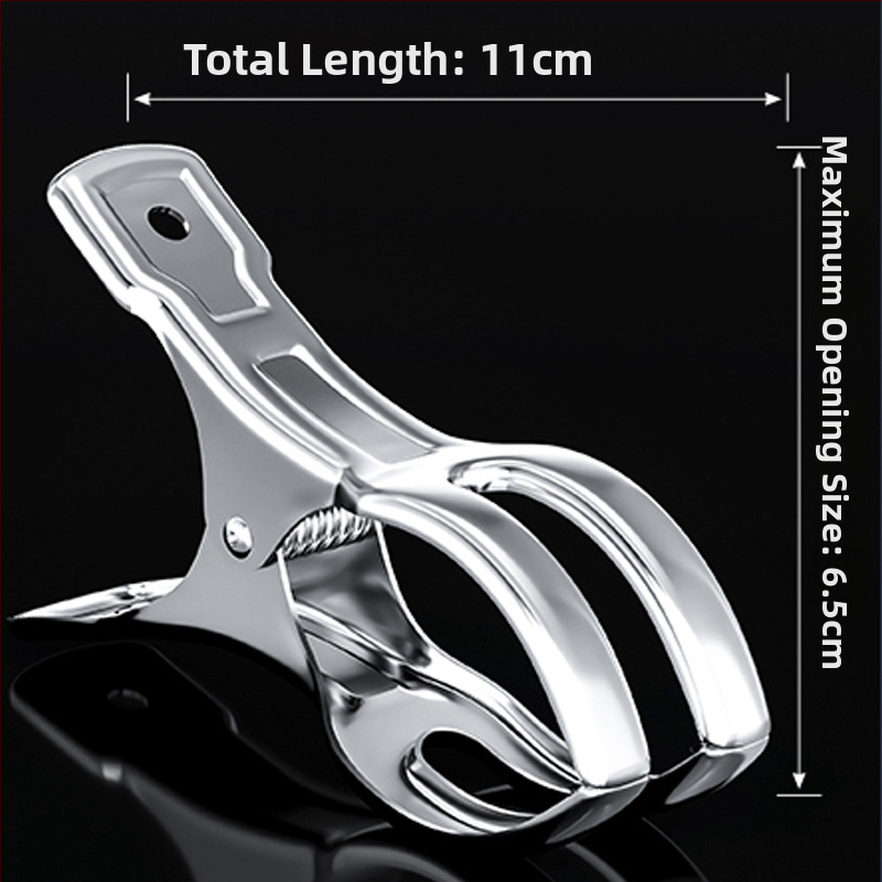 Džiovinimo klipsas iš nerūdijančio plieno, modelis 201, pakuotė 1000 vnt.