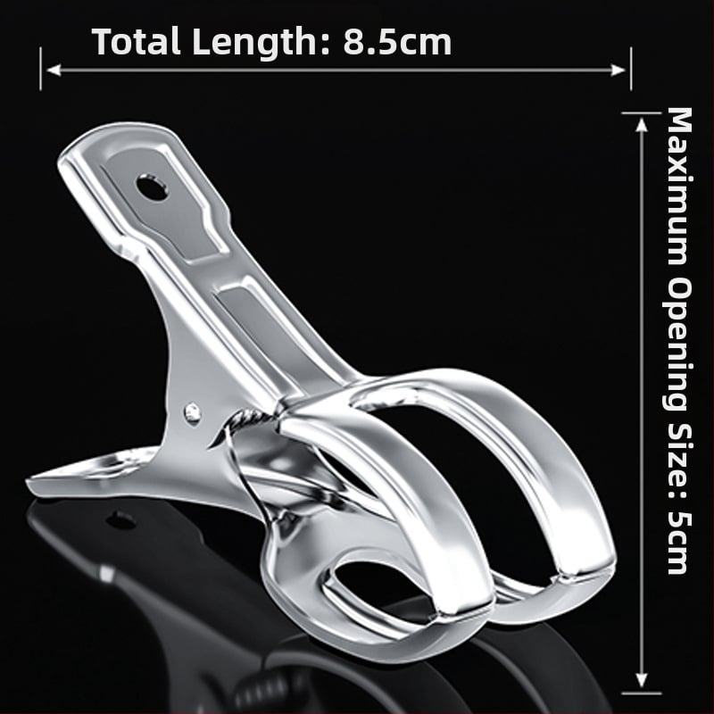 Džiovinimo klipsas iš nerūdijančio plieno, modelis 201, pakuotė 1000 vnt.