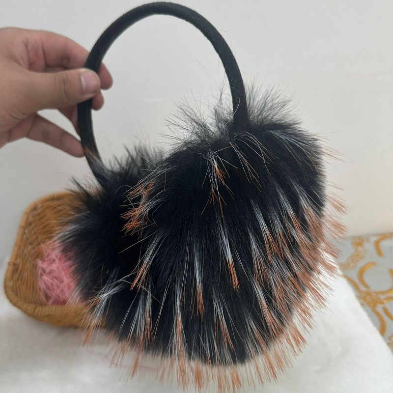 Ženske zimske plišane zaštitne uši od umjetnog krzna, tople i otporne na vjetar, osnovni vanjski stil