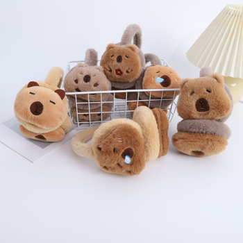 Dječji plišani zaštitnici za uši – cartoon dizajn, zimska toplina za djecu