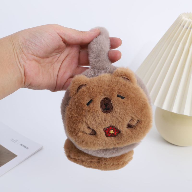 Dječji plišani zaštitnici za uši – cartoon dizajn, zimska toplina za djecu